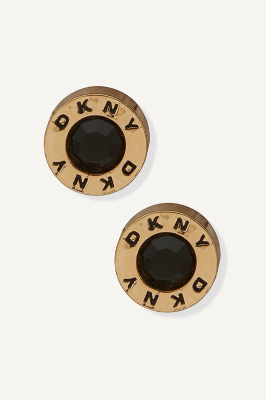 Women Rivet Logo Earring