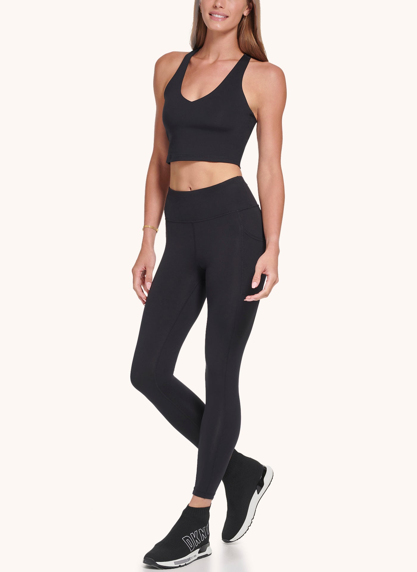 2 Tone Seamless Short Sleeve Hug & Lift Tight