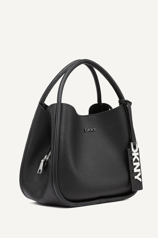 DKNY CAPRI MEDIUM HOBO BAG BLACK