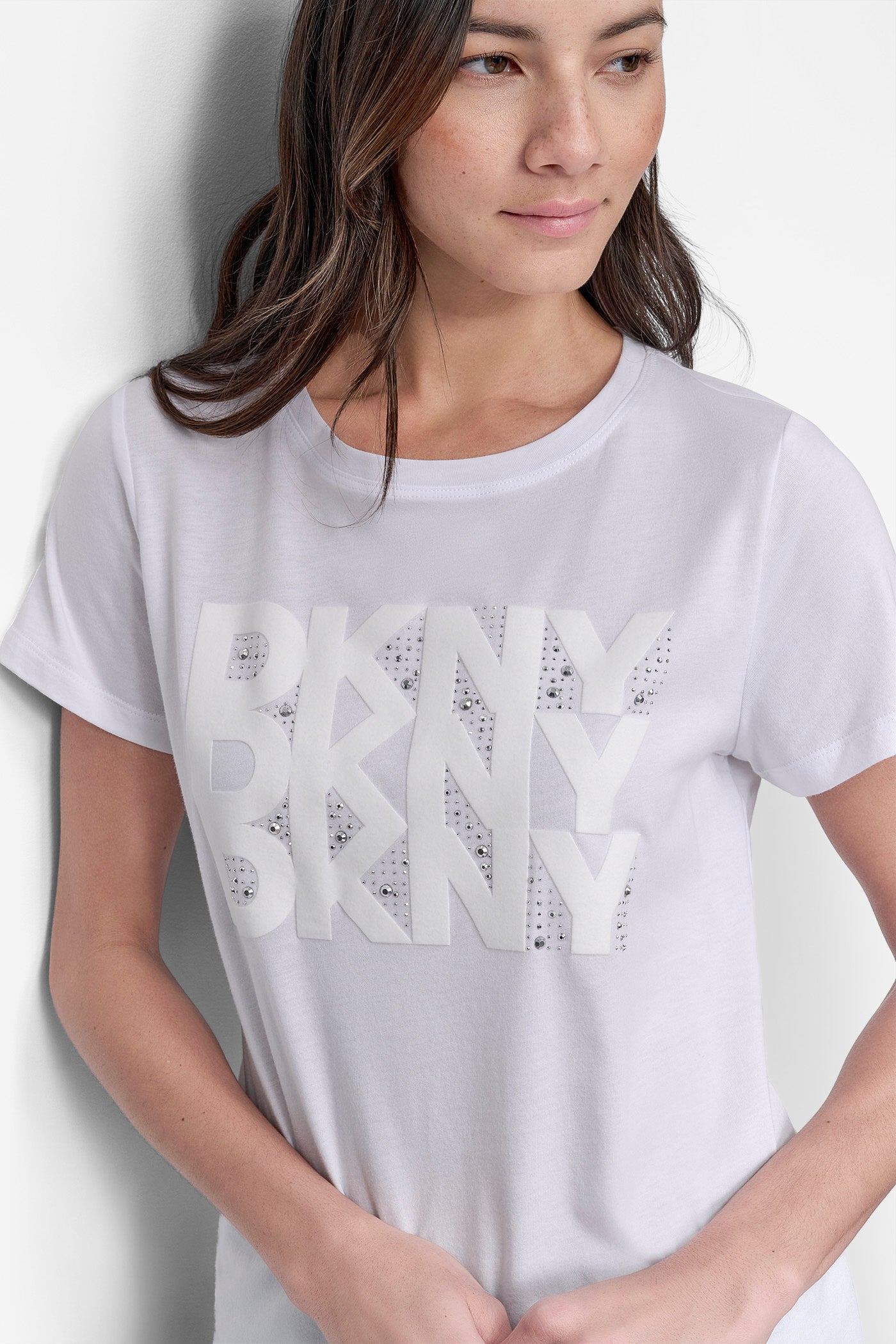 DKNY RHINESTONE TEE