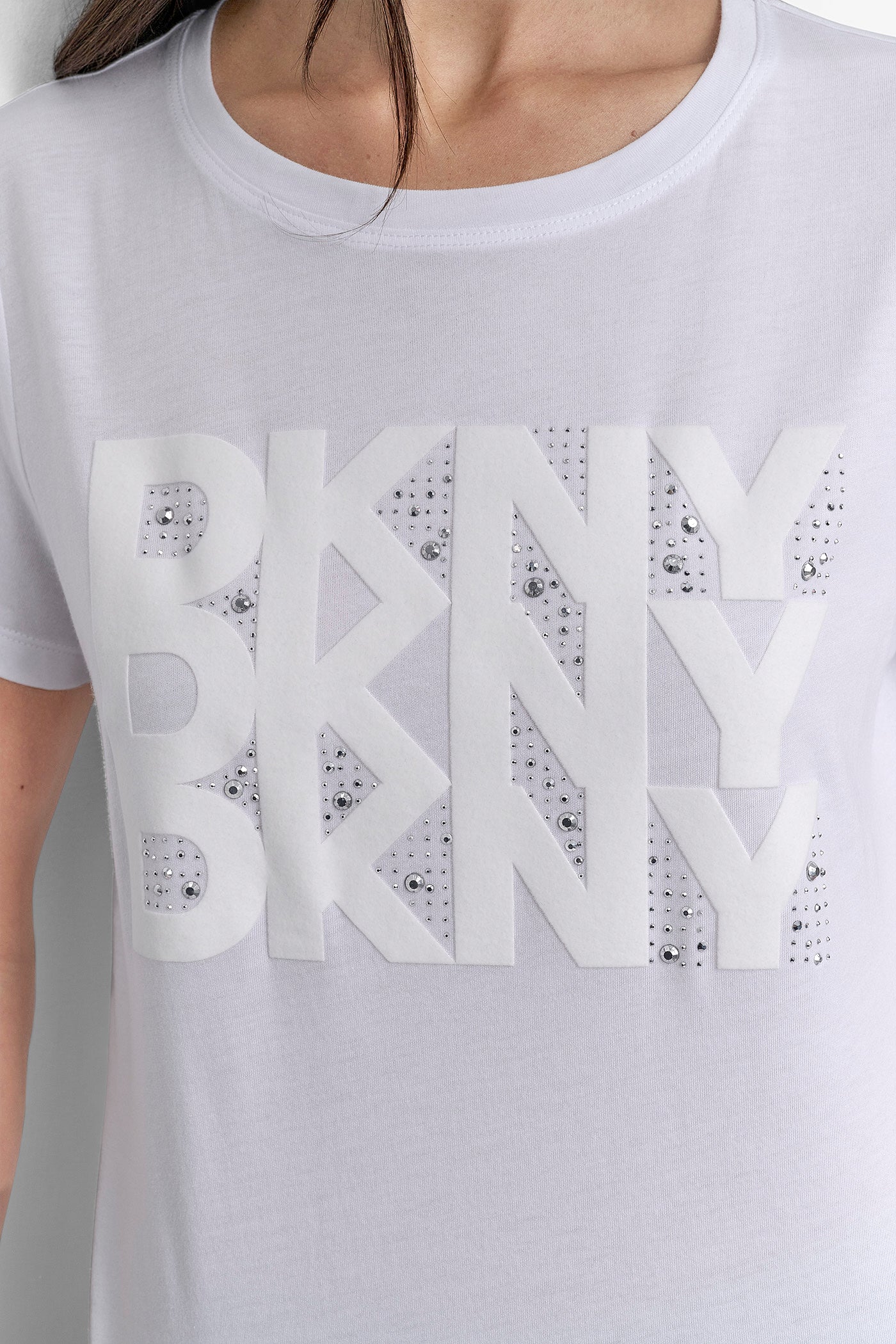 DKNY RHINESTONE TEE