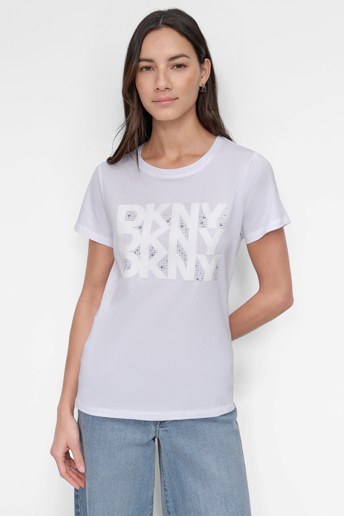 DKNY RHINESTONE TEE