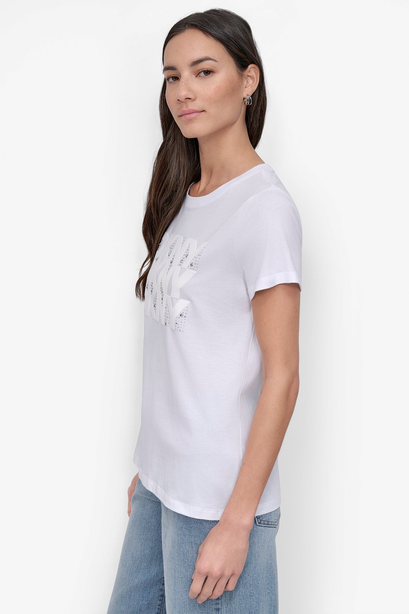 DKNY RHINESTONE TEE