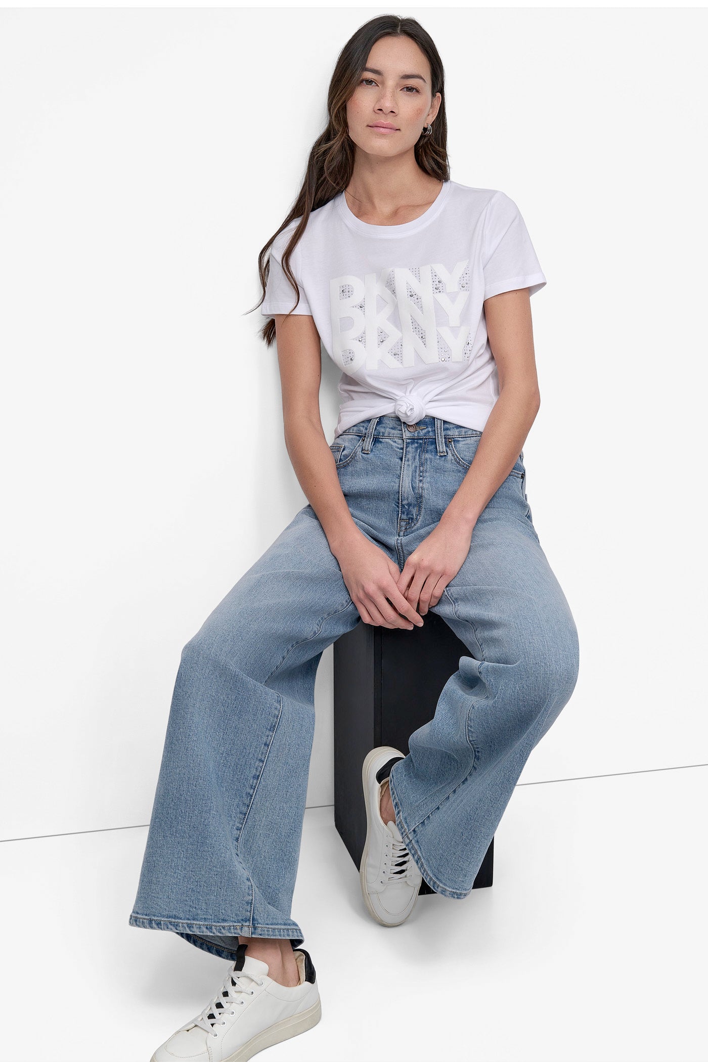 DKNY RHINESTONE TEE
