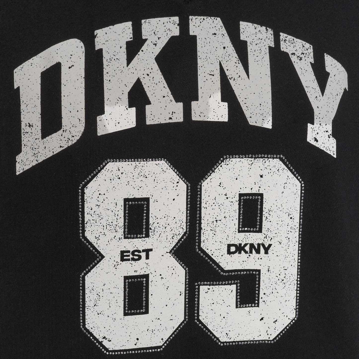 ARCHED DKNY 89 DLOGO CREW PULLOVER