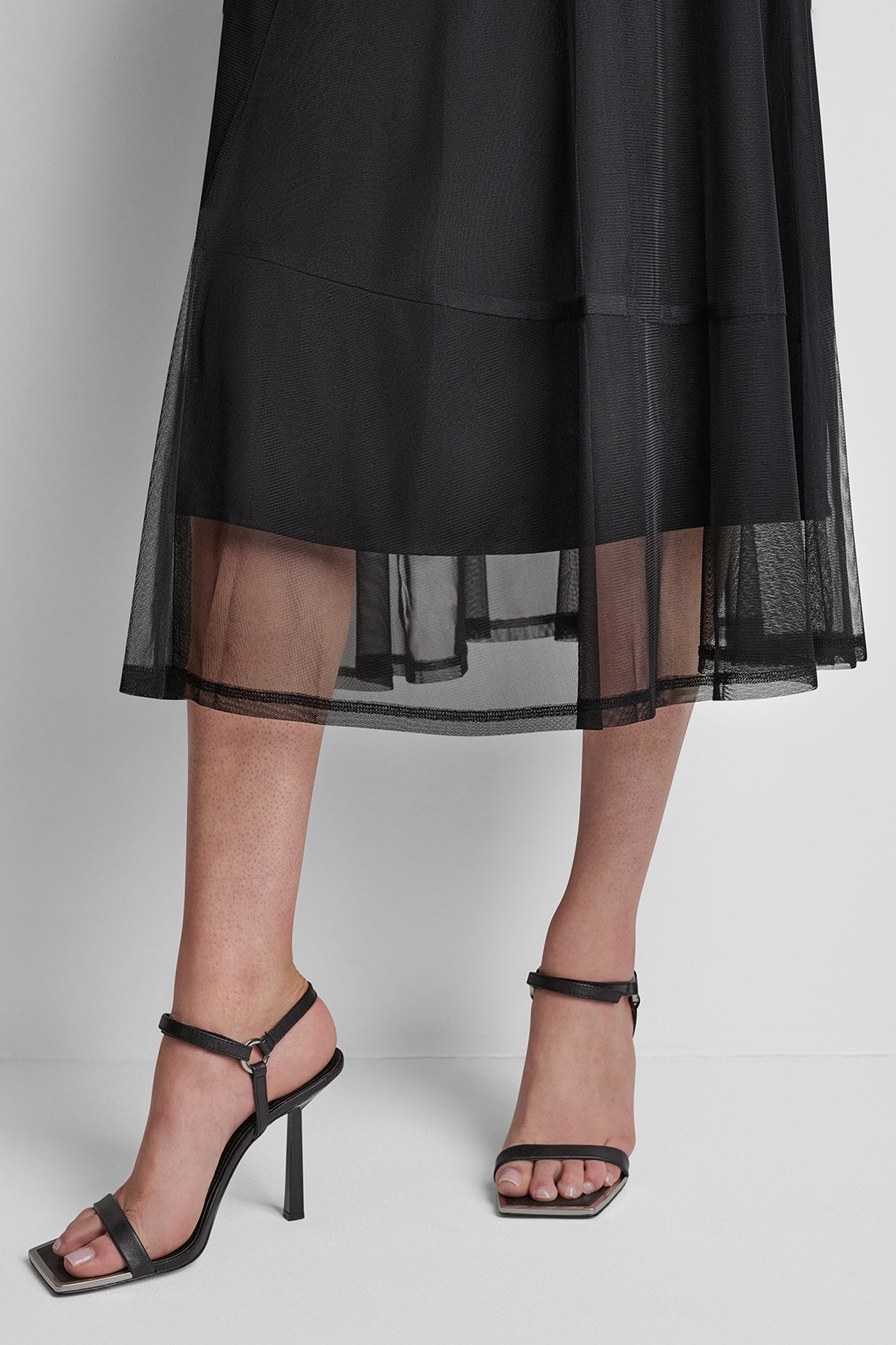 LAYERED MESH SKIRT