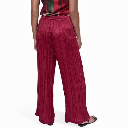 CRUSHED CREASE WIDE PANT