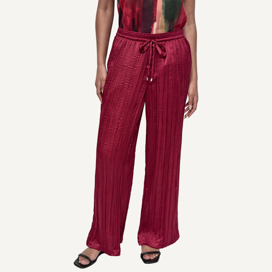 CRUSHED CREASE WIDE PANT