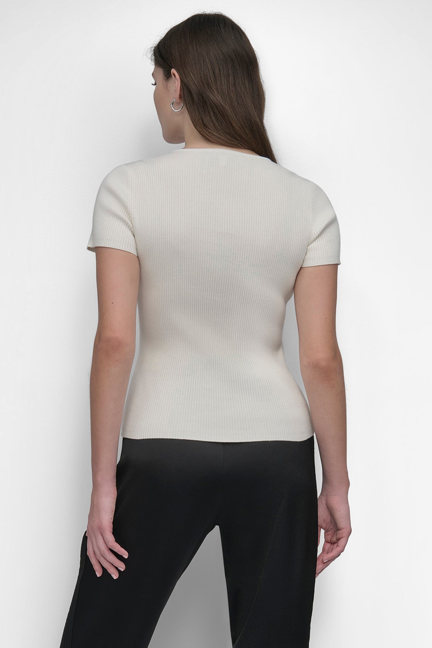 CAP SLEEVES SQUARE NECK TOP