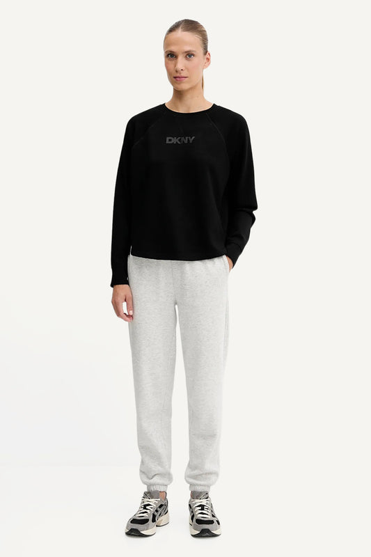 CREW NECK LOGO SWEATER