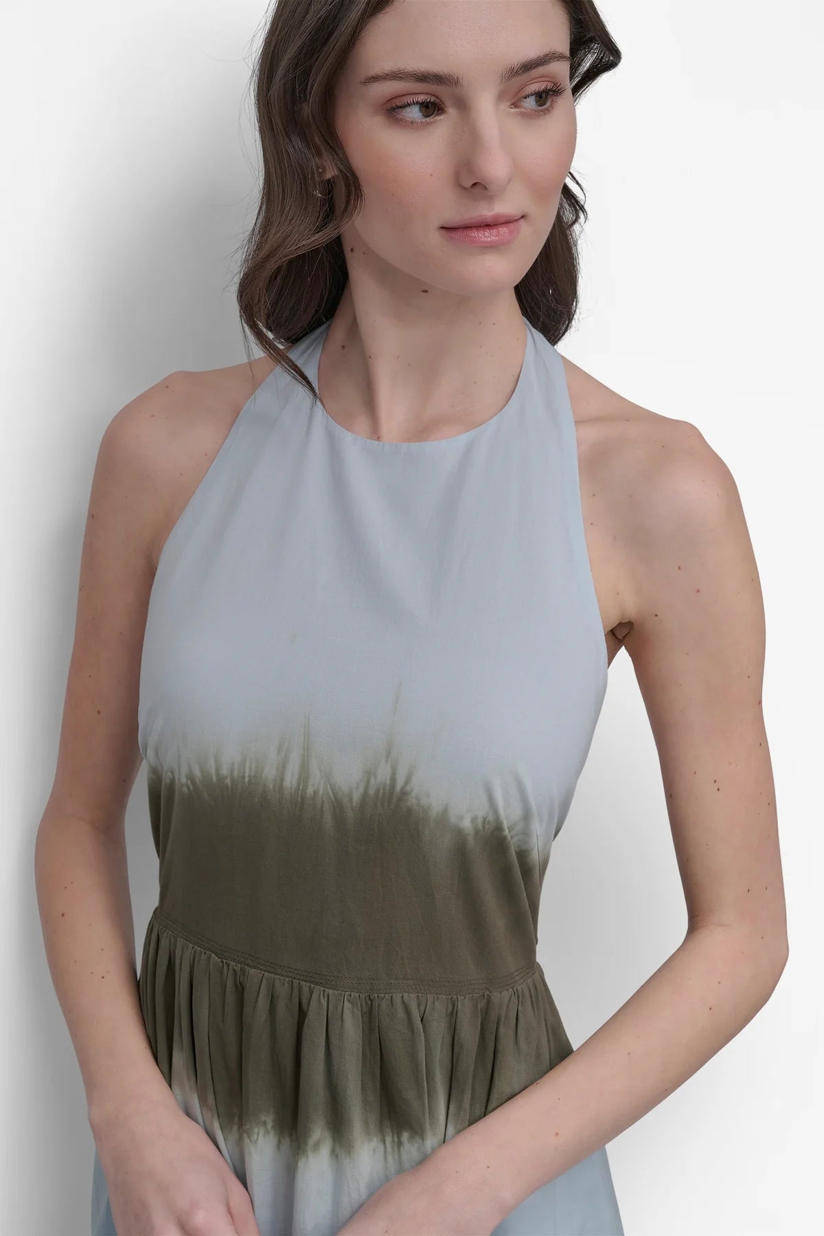 TIE DYE MAXI HALTER