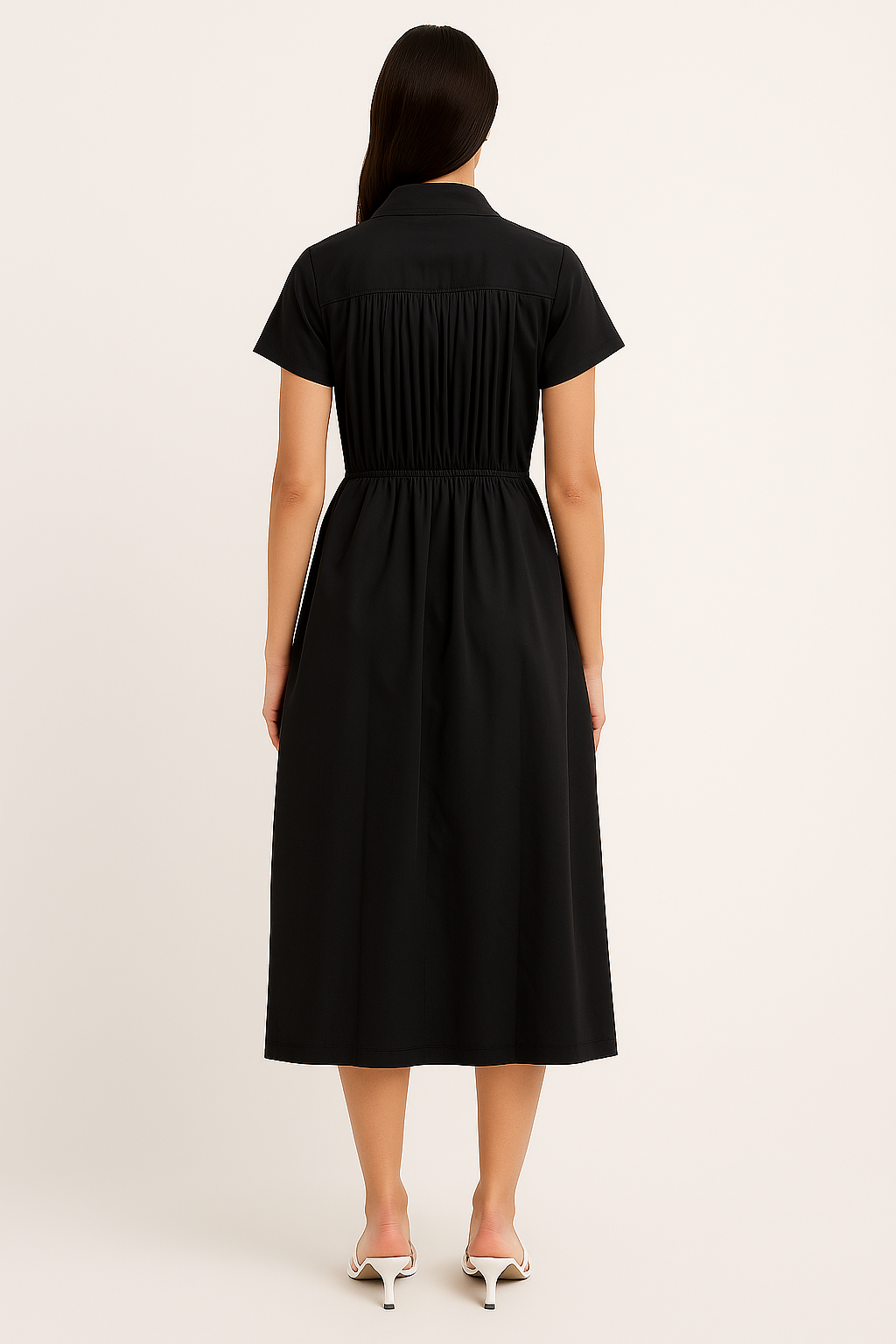 S/S BTN DOWN A-LINE