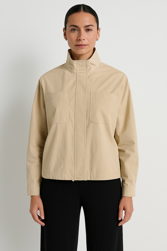 FUNNEL NECK BOMBER