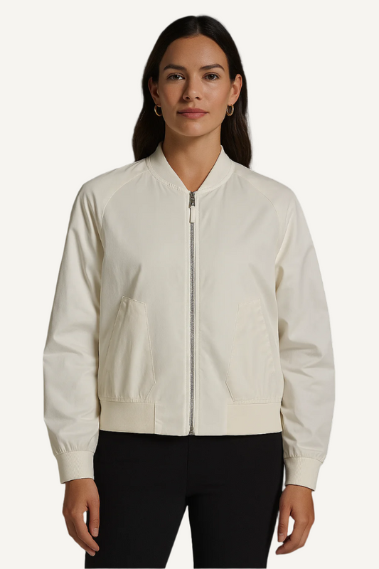 LONG-SLEEVED BOMBER JACKET
