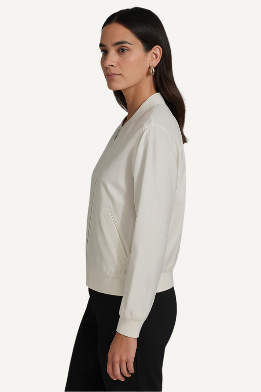 LONG-SLEEVED BOMBER JACKET