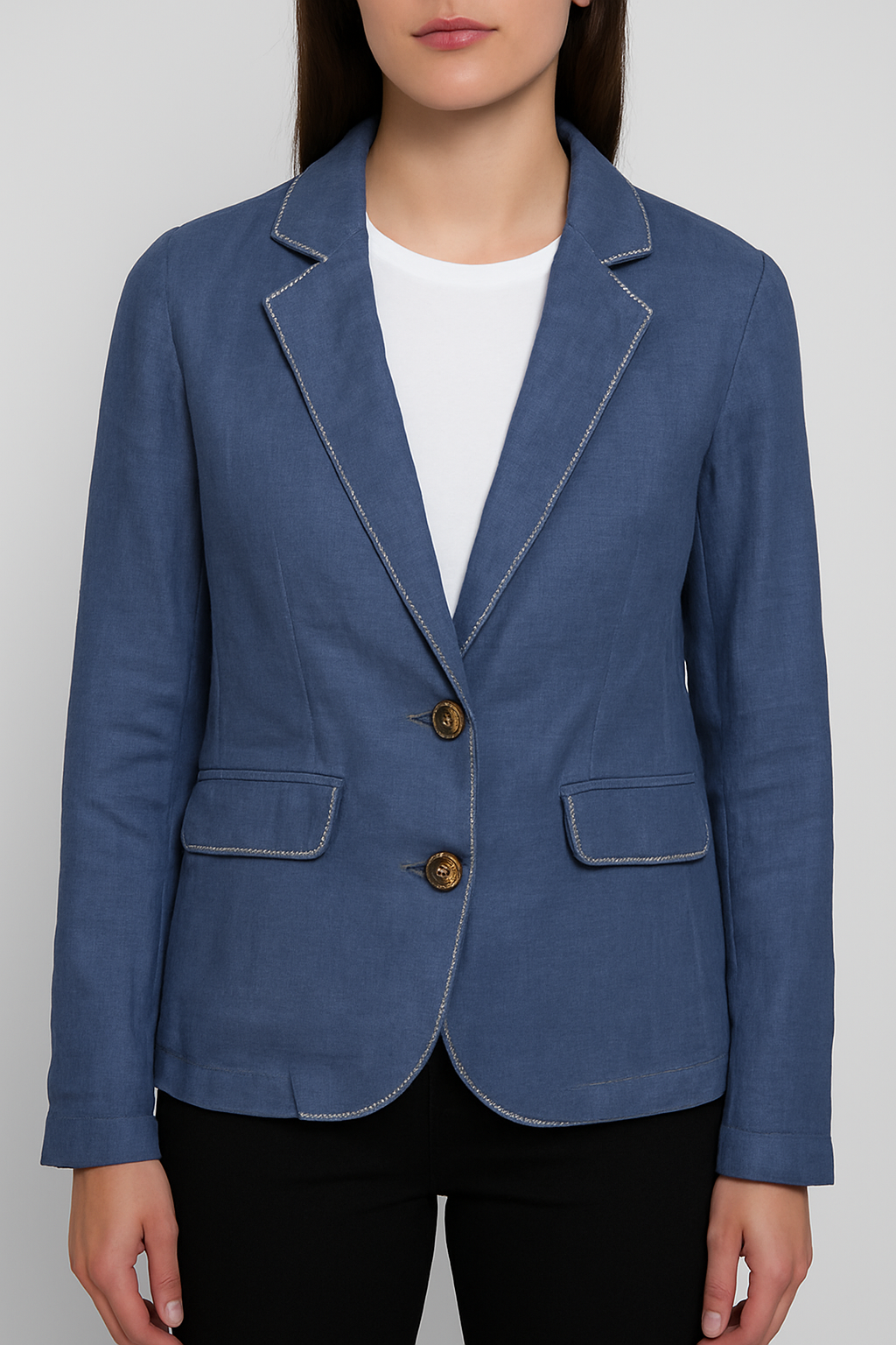 TWO BUTTON FITTED BLAZER