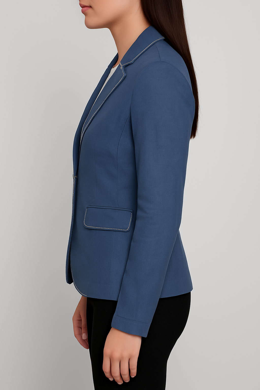 TWO BUTTON FITTED BLAZER