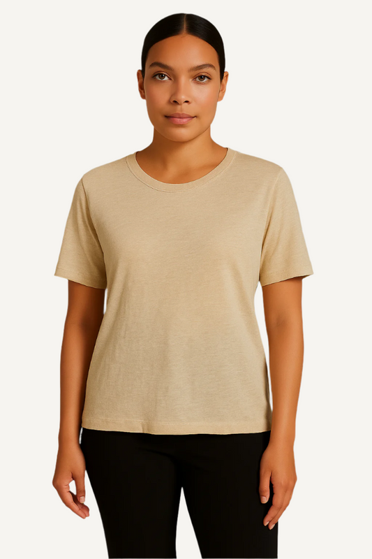 SHORT-SLEEVED CREW NECK T-SHIRT