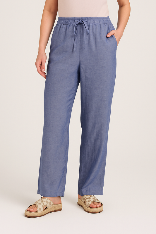 PULL ON WIDE LEG PANT