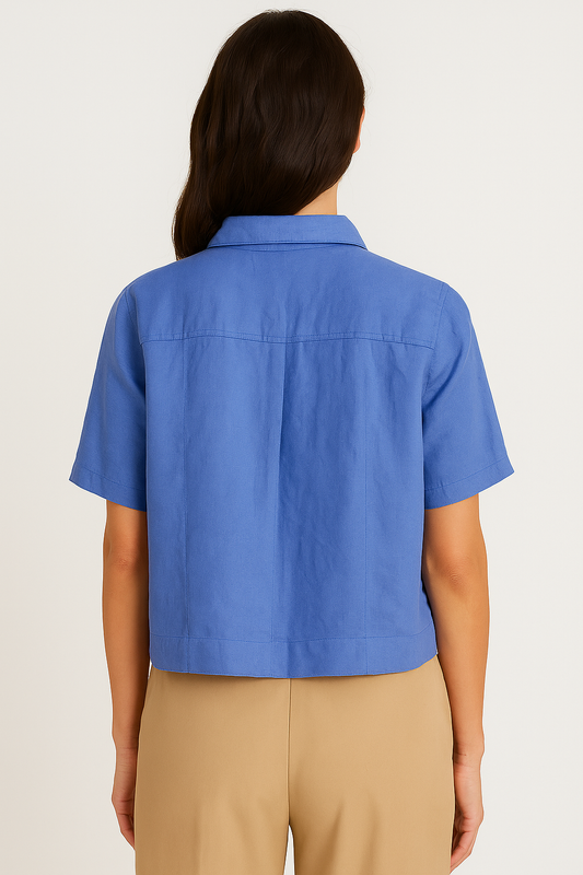 SHORT-SLEEVED BUTTON DOWN SHIRT