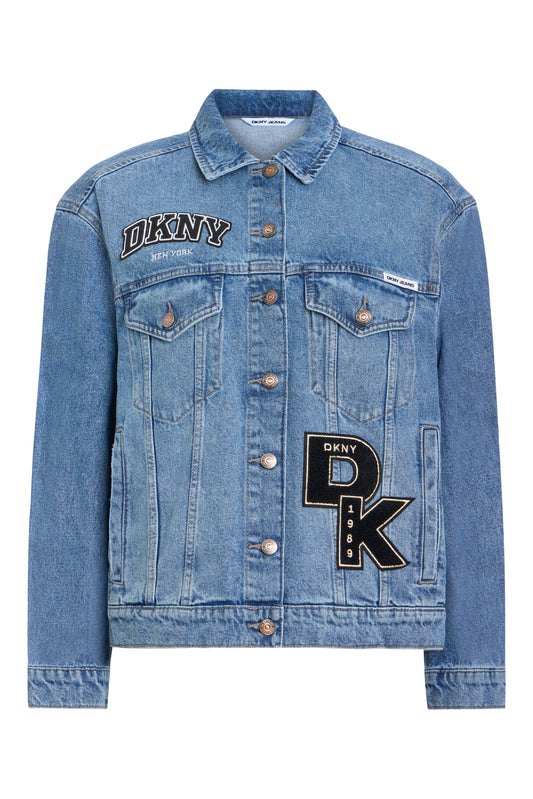 LONG SLEEVE DENIM JACKET WIT
