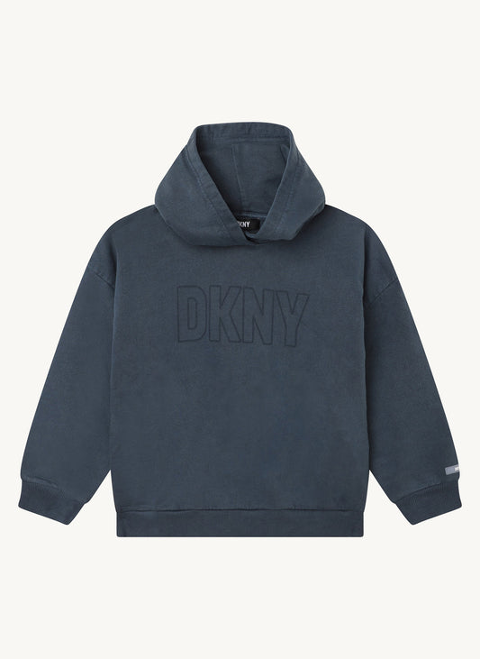 Long Sleeve Hooded Top With Logo