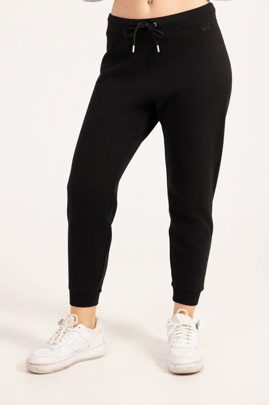 EMBROIDERED LOGO TAPER LEG ANKLE LENGTH JOGGER