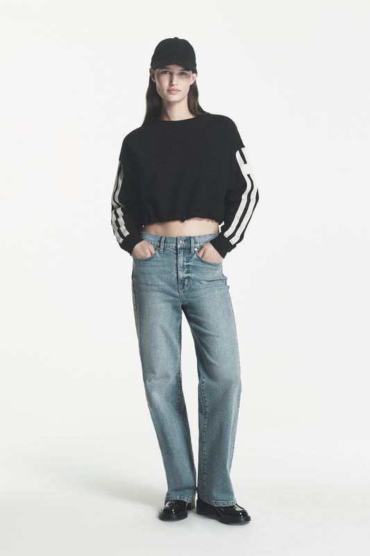 Wide-Leg Denim Pant