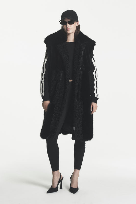Black Longline Coat