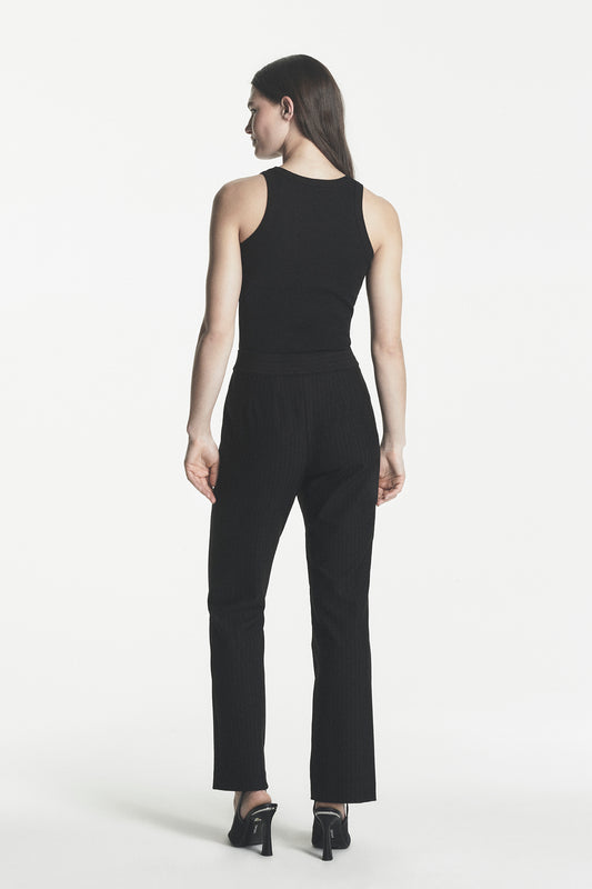 High-Rise Pinstripe Pant