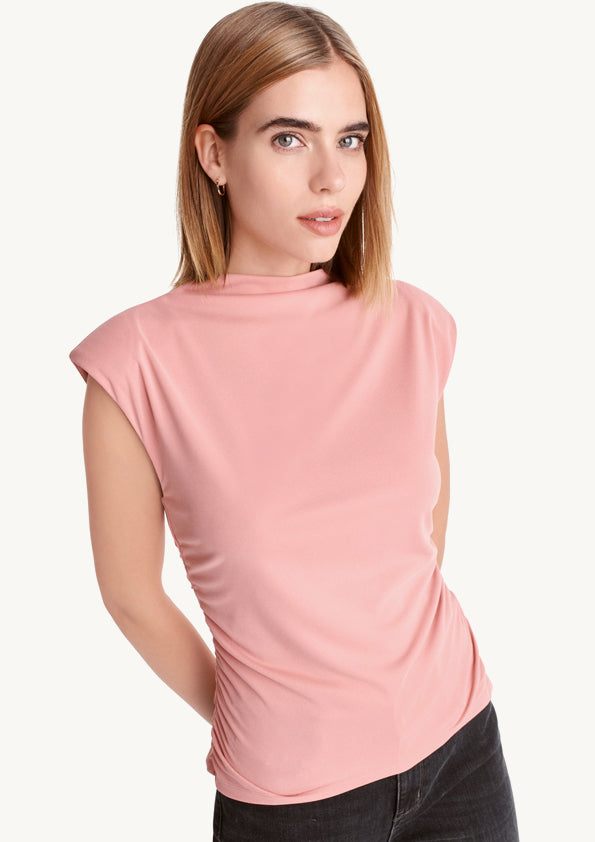 Svlong Sleeve Side Ruchd Blouse