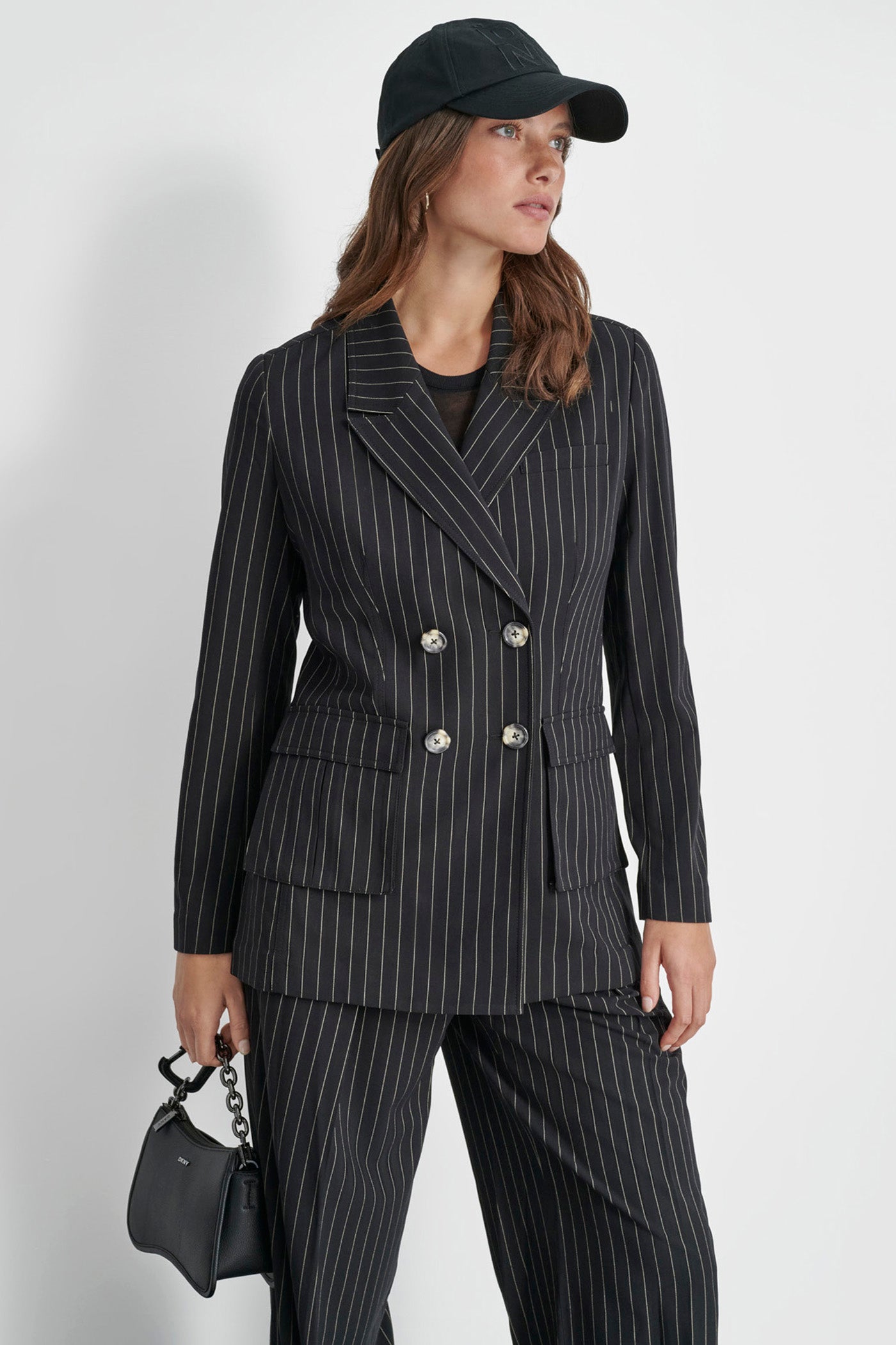 LONG SLEEVE DOUBLE BREAST BLAZER