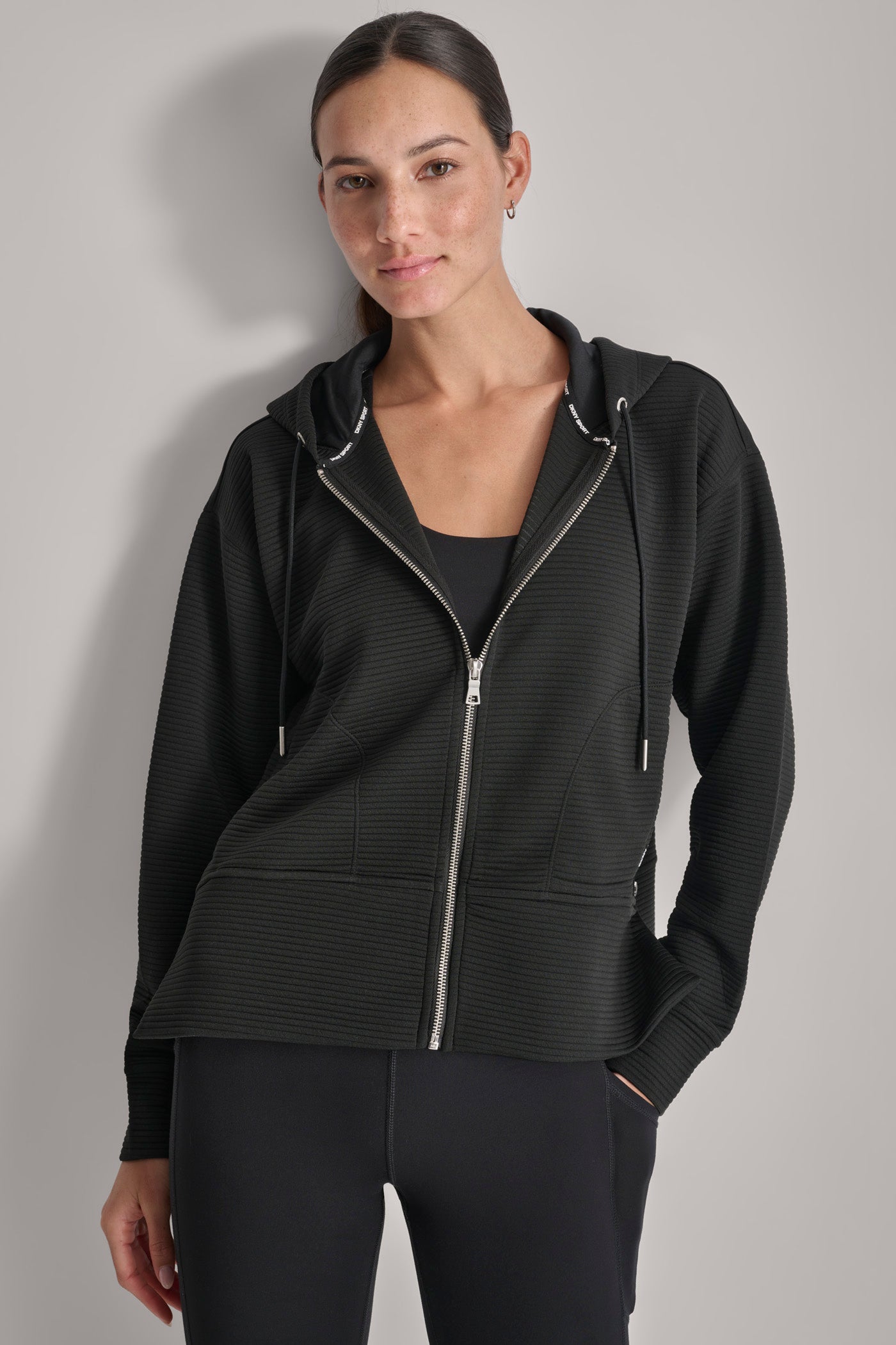 FULL ZIP HOODIE WITH POCKETS