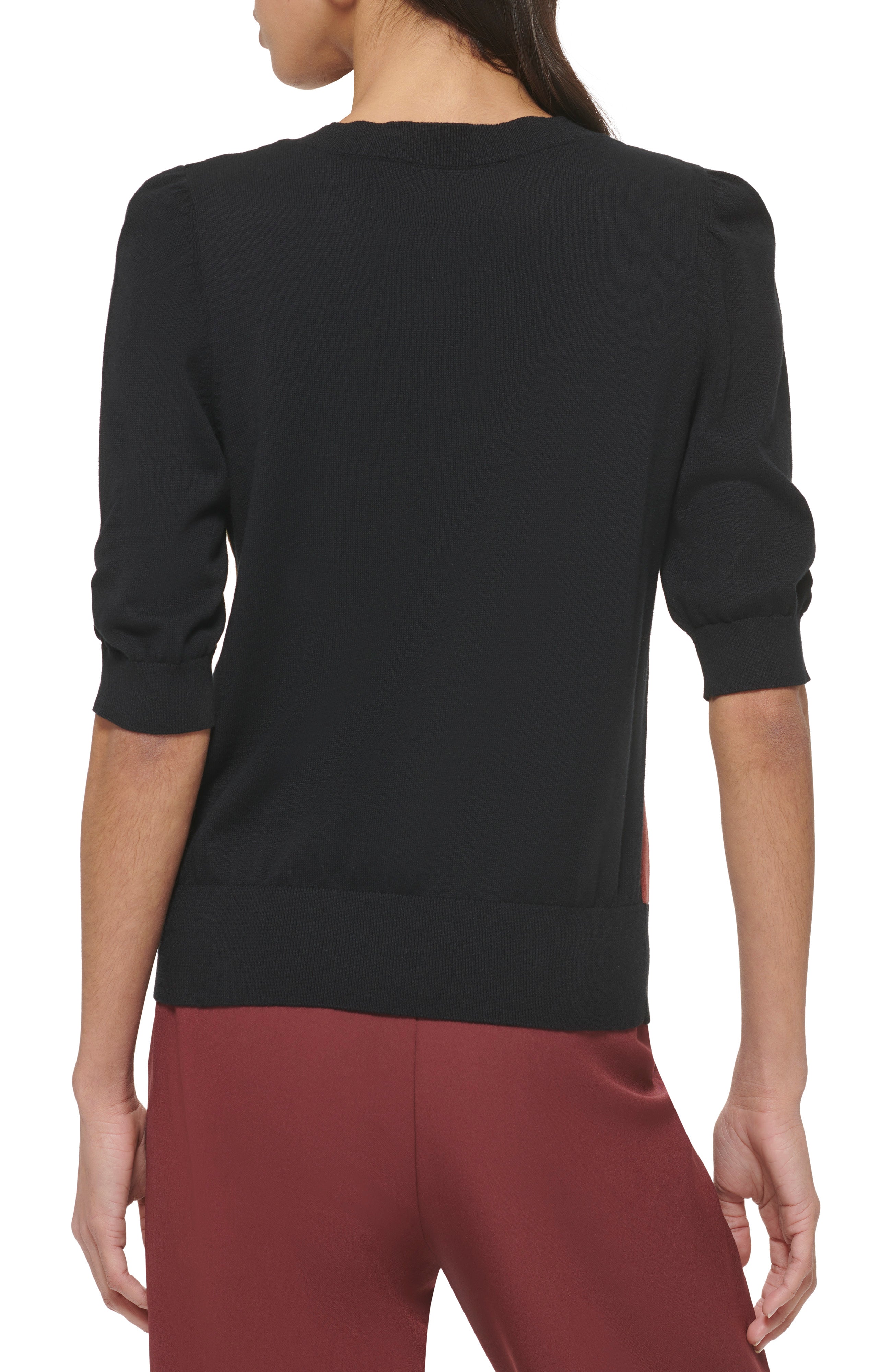 Dkny color 2024 block sweater