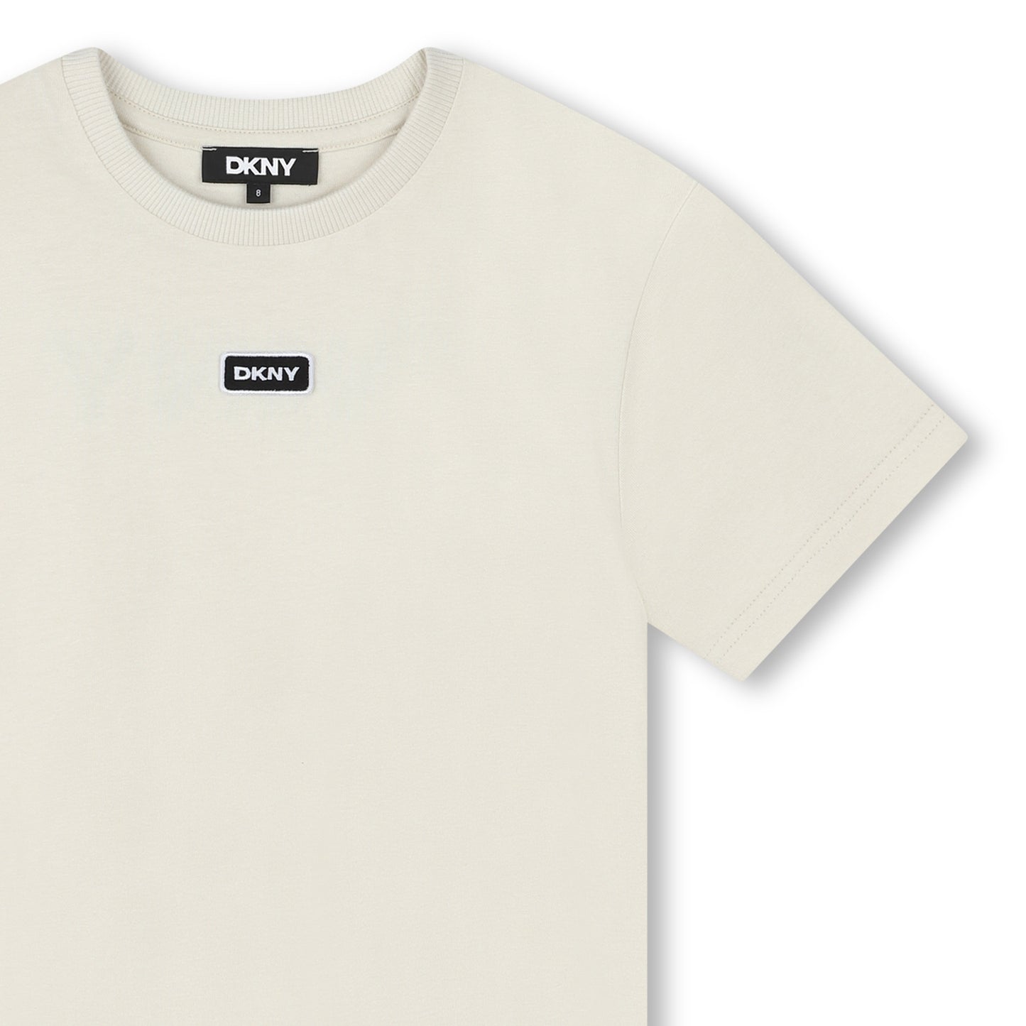 SMALL SLEEVE CREW NECK TEE WITH LOGO