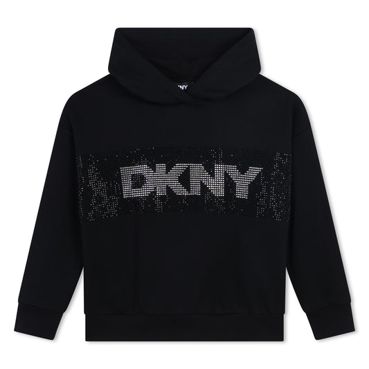 LONG SLEEVE HOODIE WITH LOGO