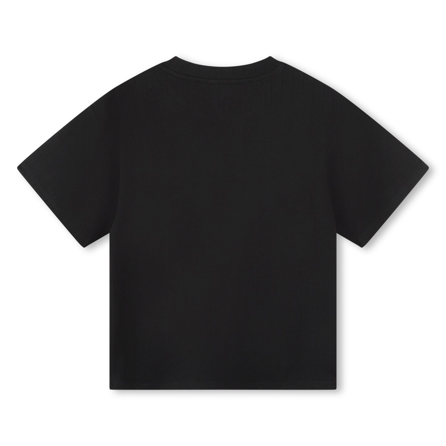 SMALL SLEEVE CREW NECK TEE WITH LOGO