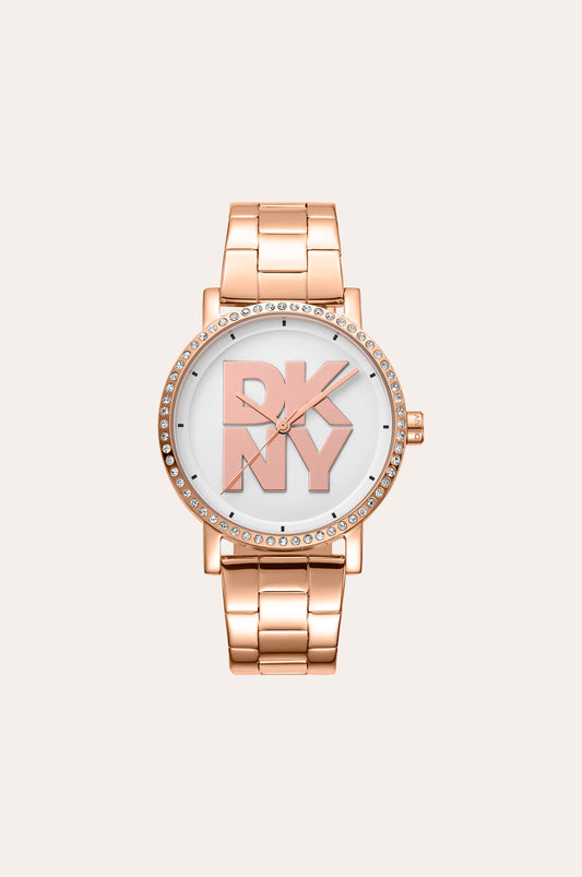 Women Soho Logo Rose Gold 36mm Watch