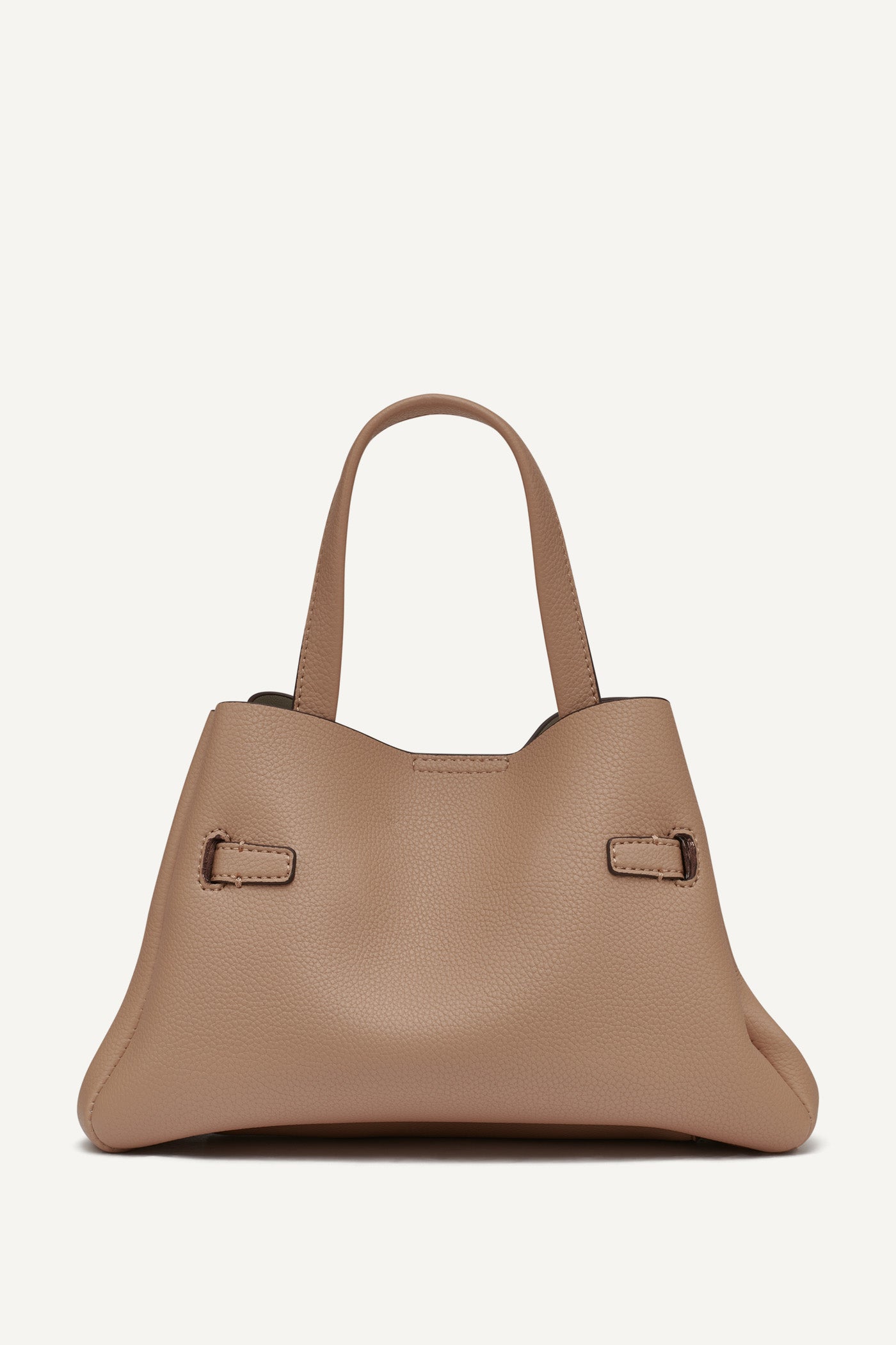 DKNY BRYAR SMALL SATCHEL BAG BROWN