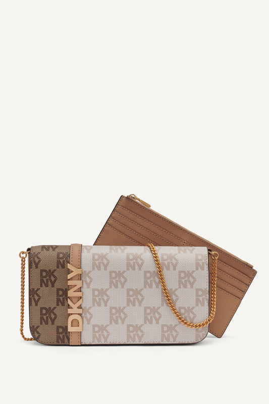 حقيبة كروس آفريل بحجم صغير وغطاء قلاب