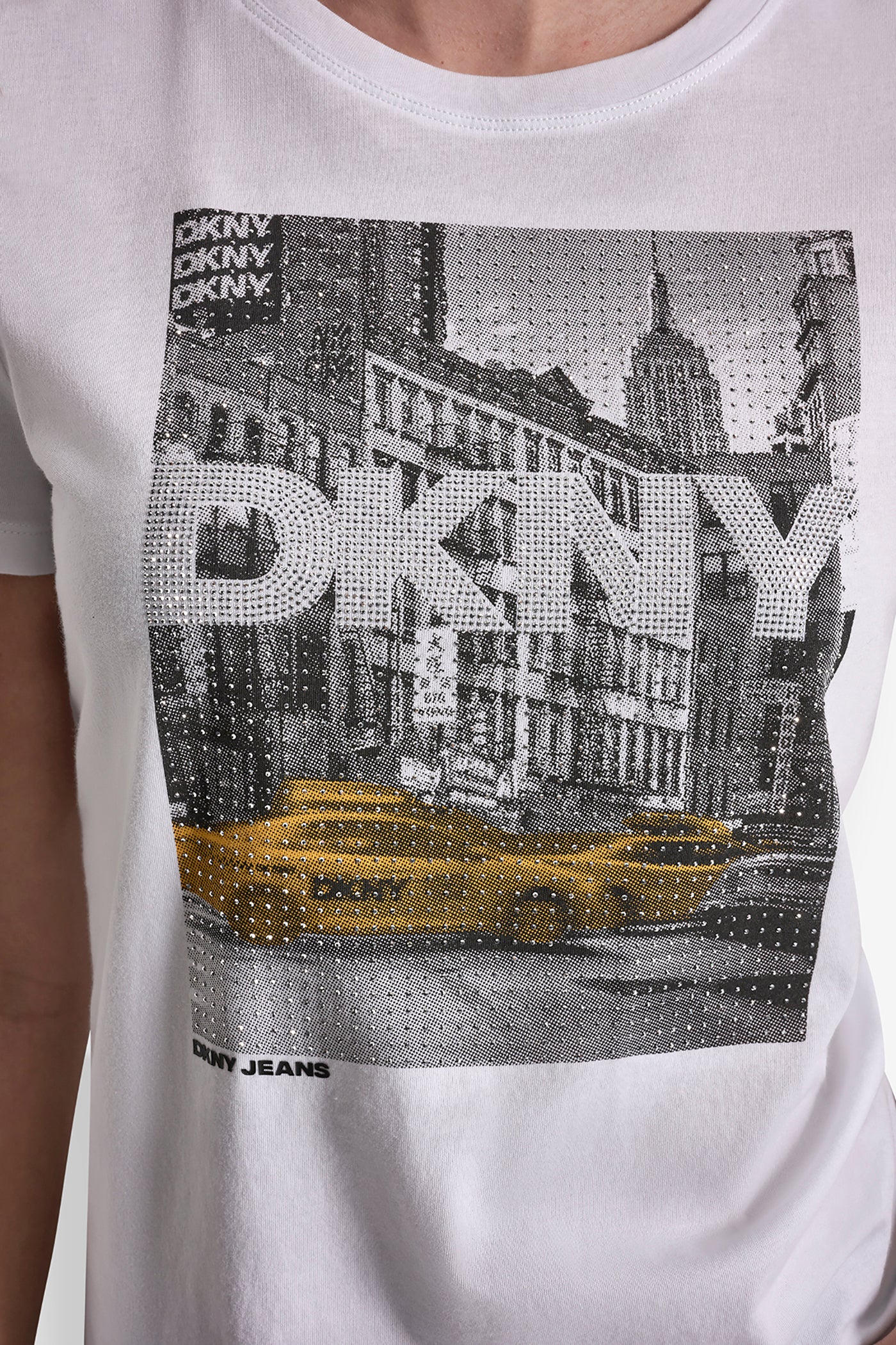 DKNY RHINESTONE TAXI TOP