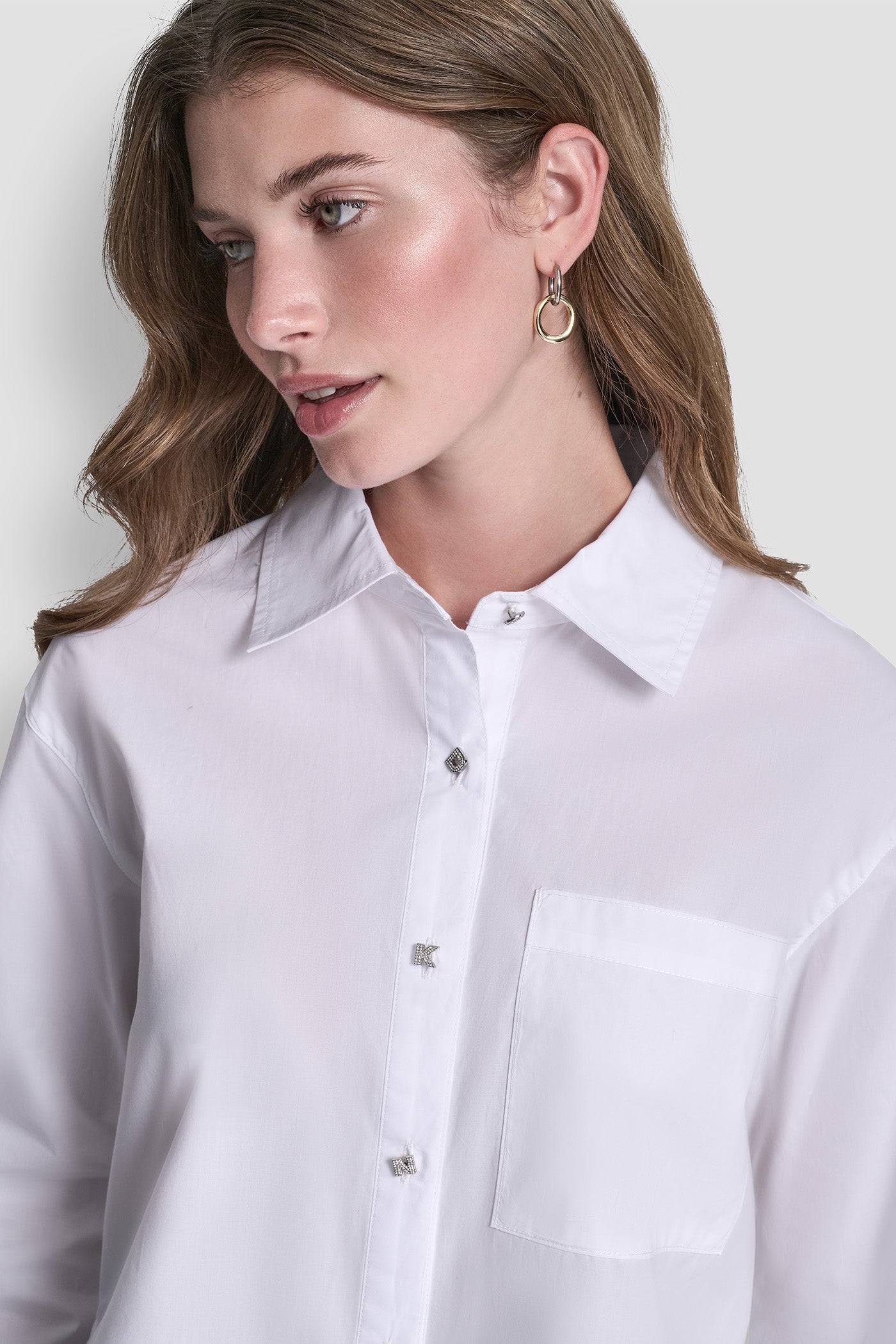 LONG SLEEVE BUTTON FRONT SHIRT