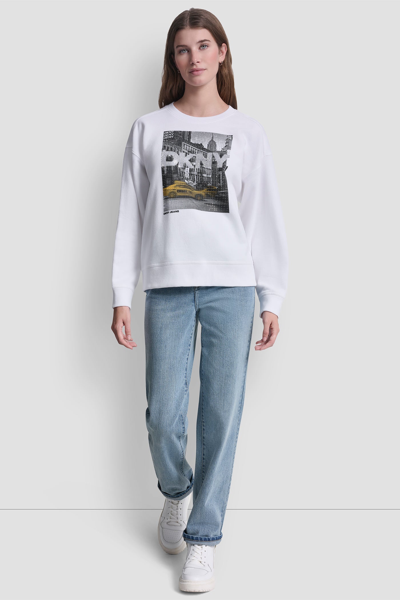 DKNY RHINESTONE TAXI TOP