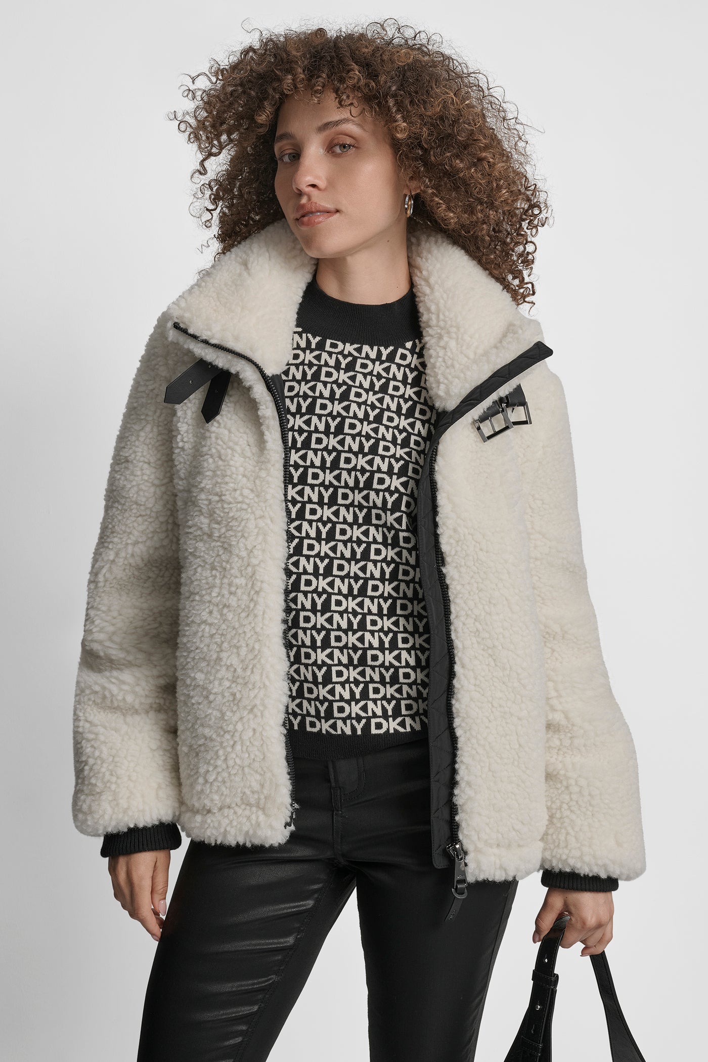 ZIP SHERPA JACKET BU