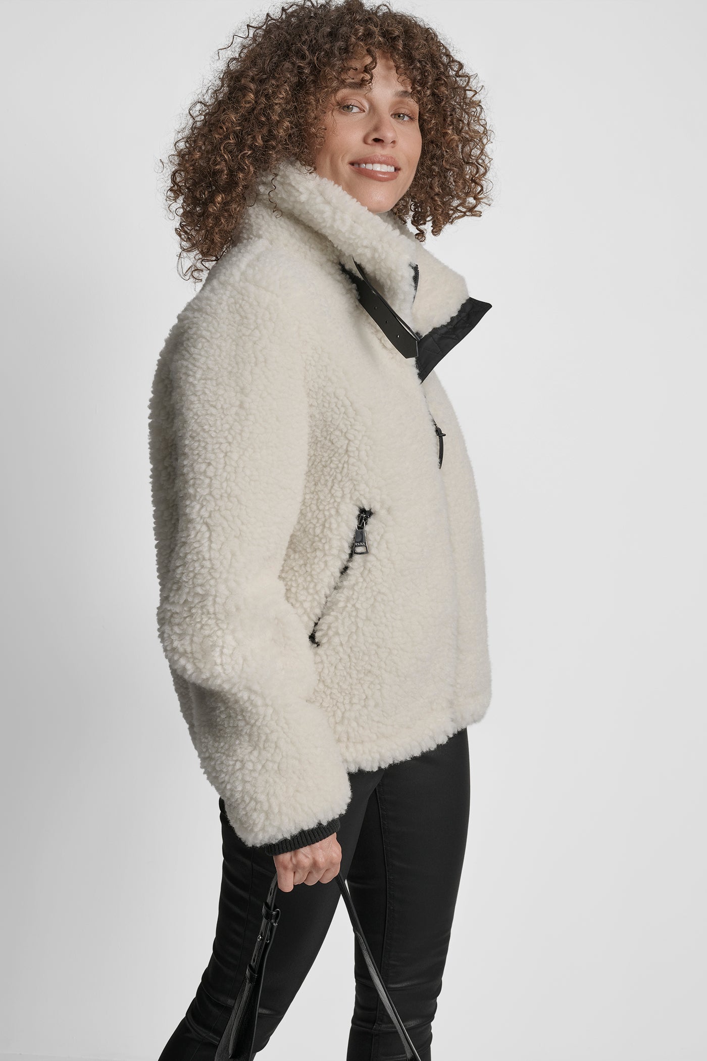 ZIP SHERPA JACKET BU