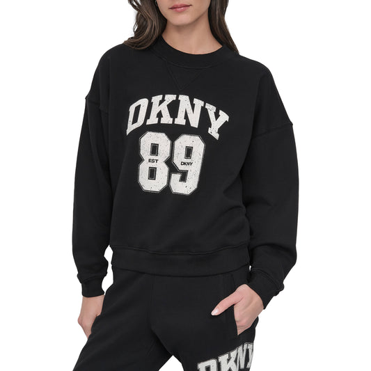 ARCHED DKNY 89 DLOGO CREW  PULLOVER