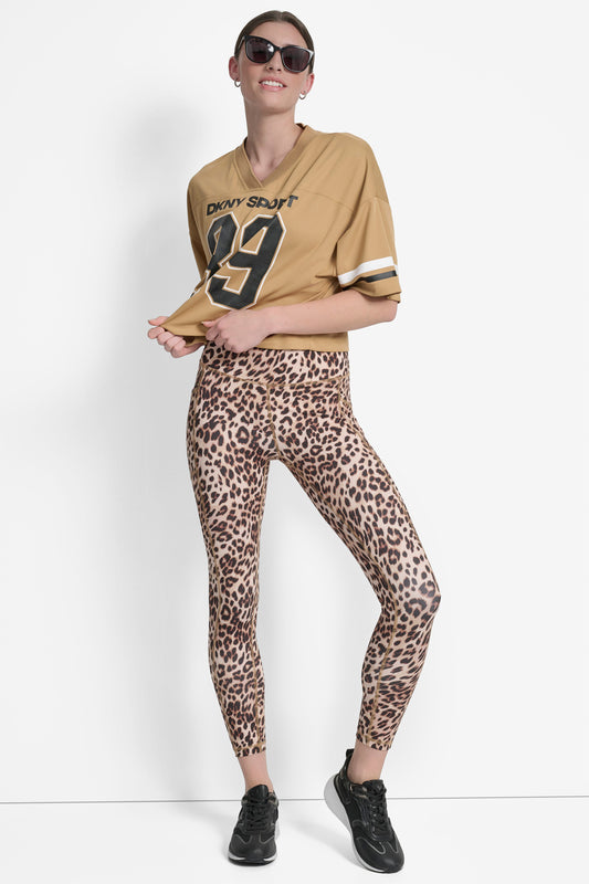 HIGH WAISTED PRINTED LEGGINGS
