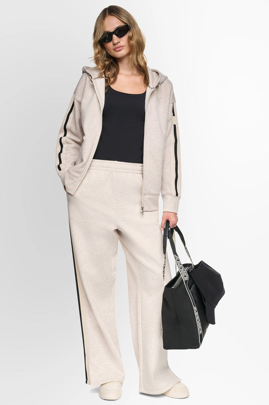HIGH-RISE STRAIGHT LEG TRACK PANT