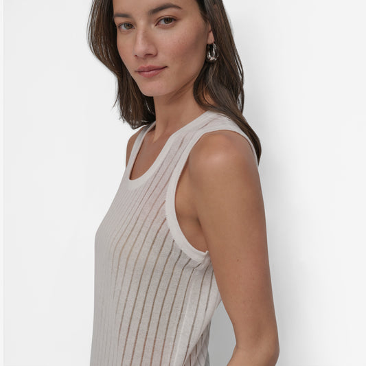 SLEEVELESS DROPSTITCH TANK