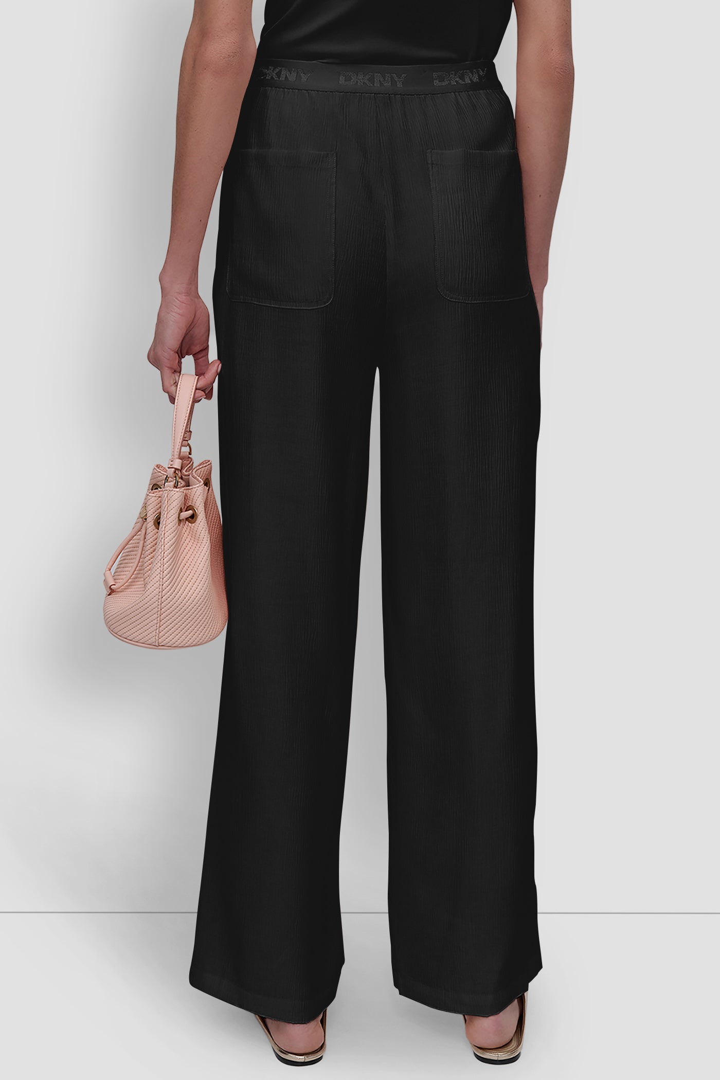 WIDE LEG PANT WITH LOGO